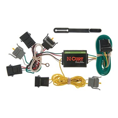 CURT Custom Wiring, 4-Way Flat, Compatible with Select E-Series, Escape, Tribute, Sable Wagon