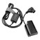 Uonecn Dummy Battery DMW-DCC12 DC Coupler to Dtap Plug Power Cable for Panasonic DMC-GH5 GH4 GH3