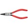 KNIPEX Tools - Circlip Pliers, Internal, Straight, 3/4"-2 23/64" Bore Dia. (4411J2, 7.25