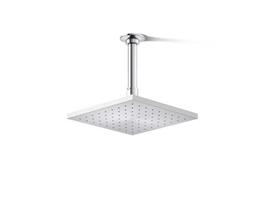Kohler 13695-CP Contemporary Square 8" single-function rainhead, 2.5 gpm, Polished Chrome