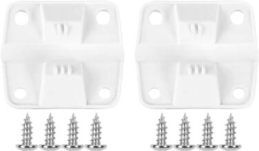 PMCAF Cooler Replacement Plastic Hinges and Screws Set, Compatible with Coleman Coolers, Set of 2