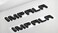 Aimoll Pair Set Impala trunk Emblems 3D Badges Nameplate Letter Replacement for Impala (Gloss Black