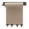 Kalalou NDE1122 Transitional Hanging Note Roll with 4 Clips in Bronze/Dark Finish, 11.00 inches