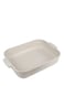 Peugeot - Appolia Rectangular Oven Dish - Ceramic Baker with Handles - Ecru, 13 x 11 x 3 inches