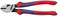 KNIPEX 74 22 200 Comfort Grip High Leverage Angled Diagonal Cutter, 8-Inch, Angled, Comfort Grip