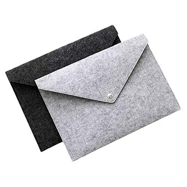 JHFY Document Holder-Felt Folder Expanding File Folder Paper Portfolio Case Letter Envelope A4 Folders