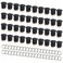 WMYCONGCONG 40 PCS 5.5mm x 2.1mm DC Power Jack Socket 3 Pin Female Panel Mount Connector (40 PCS