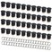 WMYCONGCONG 40 PCS 5.5mm x 2.1mm DC Power Jack Socket 3 Pin Female Panel Mount Connector (40 PCS