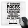 3dRose If Turning Pages is Considered Exercise Then I Workout All The Time Mouse Pad (mp1932711