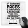 3dRose If Turning Pages is Considered Exercise Then I Workout All The Time Mouse Pad (mp1932711