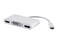 Monoprice USB-C to HDMI Adapter - Mirror Display Resolutions Up To 4K @30Hz, White - Select Series