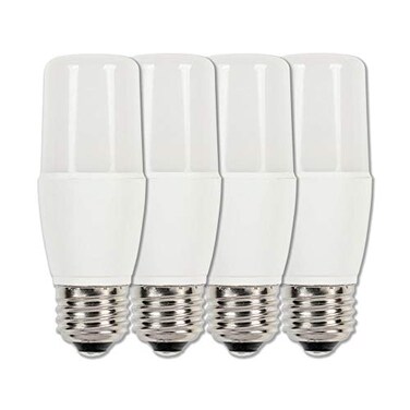 Westinghouse 3319920 8 Watt (60 Watt EquivalentT7 Frost LED Light Bulb Medium (E26Base, 4-Pack