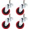 Online Best Service 4 Pack Heavy-Duty 2.5" Swivel Caster Wheel Creeper Service Cart Stool Post Mount