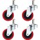 Online Best Service 4 Pack Heavy-Duty 2.5" Swivel Caster Wheel Creeper Service Cart Stool Post Mount