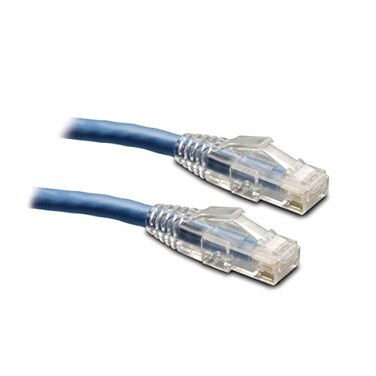 Eaton Tripp Lite Cat6 Gigabit Solid Conductor Snagless Patch Cable (RJ45 M/M- Blue, 100-ft.(N202-100-BL