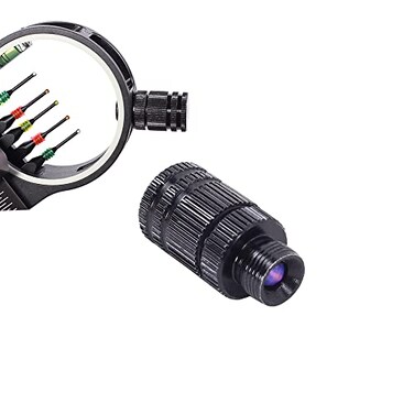 SOPOGER Archery Compound Bow Sight Light Fiber Optic 3/8-32 LED Sight Light Thread Universal Fit (1pcs