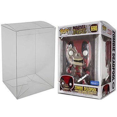 Viturio Plastic Box Protector Cases Compatible With Funko Pop! 10" Inch Vinyl (2 PackClear .50mm Thick