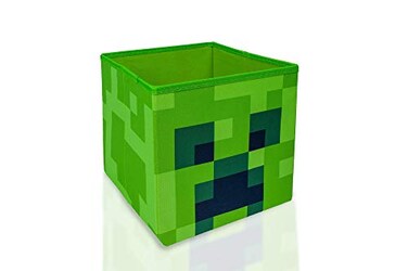 Minecraft Creeper Storage Cube OrganizerCreeper from CubbiesOrganization Cubes10-Inch Square Bin