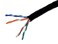 Monoprice 1000FT 24AWG Cat5e 350MHz UTP Solid, Riser Rated (CMR, Bulk Ethernet Bare Copper Cable - Black