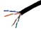 Monoprice 1000FT 24AWG Cat5e 350MHz UTP Solid, Riser Rated (CMR, Bulk Ethernet Bare Copper Cable - Black