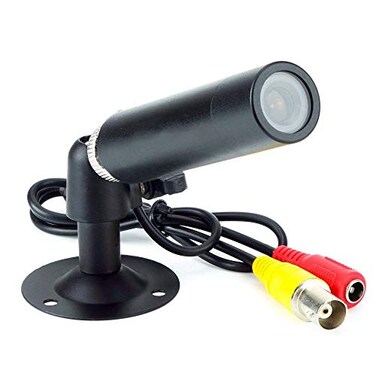 VanxseCCTV 1/3 CCD 1000TVL HD 3.6mm Mini Bullet Security Camera Indoor Surveillance Camera with Bracket