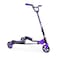 Yvolution Fliker Drift Scooter, 3-Wheels Wiggle, Foldable, Suitable for Kids and Adults (Fliker C5Purple