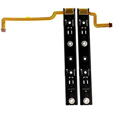 Deal4GO Replacement Left Slide Rail Bracket with Sensor Cable for Nintendo Switch Console Left Hand Side Bar