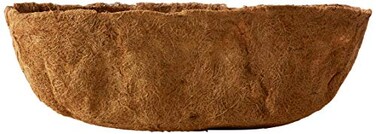 Bosmere Pre-Formed Coco Liner with Soil Moist – 24-Inch Replacement Liner for Window BoxesHanging Baskets