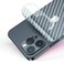 iyanzi For iPhone 12 Pro Back Screen Protector 3D Carbon Fiber Ultra Thin Protective Film-2 packs-Transparent