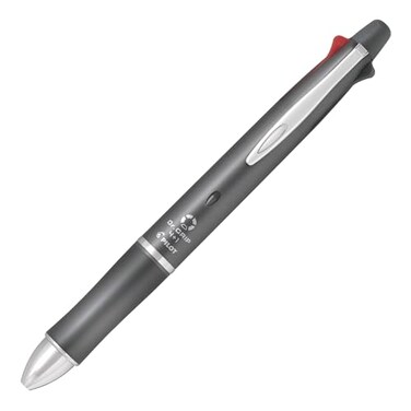 Pilot Dr. Grip Multi Function Pen, 0.5mm Acro Ink Ballpoint Pen, 0.5mm Mechanical Pencil, Gray (BKHDF1SEF-GY