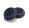 SZLG Silicone Thumb Stick Joystick Cap Analog Grip Thumbsticks Cap Cover Case for Switch NS Controller (Black-Blue