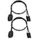 LUORNG 2PCS Fan Light Adapter Cable Extension Cable Adapter Cable 30cm Can Connect to Any 5V 3-Pin ARGB Devices