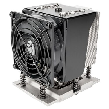 Silverstone Technology XE04-SP5 Black Fan Shroud 4U Server/Workstation CPU Cooler for Socket SP5, SST-XE04-SP5B