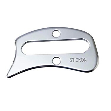 STICKON Stainless Steel Gua Sha Scraping Massage Tool IASTM Tools Great Soft Tissue Mobilization Tool (G Shape