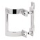 Slide-Co 193128 Shower Door Handle Set, 2 In. Mounting Hole Centers, Diecast Construction, Chrome-Plated (1 Set