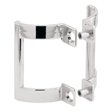 Slide-Co 193128 Shower Door Handle Set, 2 In. Mounting Hole Centers, Diecast Construction, Chrome-Plated (1 Set