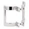 Slide-Co 193128 Shower Door Handle Set, 2 In. Mounting Hole Centers, Diecast Construction, Chrome-Plated (1 Set