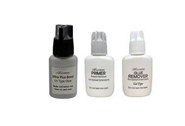 Alluring Ultra Plus Powerful Glue Adhesive Strong Long Lasting Size 10ml, RemoverPrimer for Eyelash Extensions