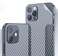 iyanzi For iPhone 12 Pro Max Back Screen Protector 3D Carbon Fiber Ultra Thin Protective Film-2 packs-Transparent