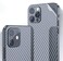 iyanzi For iPhone 12 Pro Max Back Screen Protector 3D Carbon Fiber Ultra Thin Protective Film-2 packs-Transparent