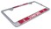 AMG Auto Emblems Officially Licensed Premium Shiny Chrome Metal License Plate Frame - Second Generation - Mascot Version (Stanford