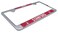 AMG Auto Emblems Officially Licensed Premium Shiny Chrome Metal License Plate Frame - Second Generation - Mascot Version (Stanford