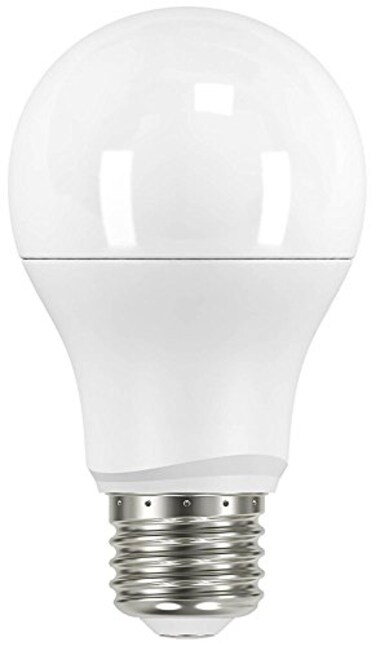 Satco 6 Pack S9593 9.5 Watt Non-Dimmable Frosted 2700K Warm White LED A19 Light Bulb - Medium Base (60w Equivalent