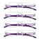 LifeArt Blue Light Blocking Reading Glasses,4 Pack Men's and Women's Rectangular Frame,(Purple,2.00 Magnification