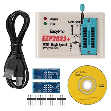 ACEIRMC EZP2023 USB Programmer - High Speed USB for EEPROM Flash Programmer, Supports 24/25/93 BIOS, 25T80 Burn, Offline Copy