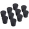 Enjoyist 10-Pack (Same SizeSolid Rubber Stoppers - Size5-29mm (1.14inx 22mm (0.86in- 28mm (1.10inLong - Black Lab Plug