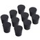 Enjoyist 10-Pack (Same SizeSolid Rubber Stoppers - Size5-29mm (1.14inx 22mm (0.86in- 28mm (1.10inLong - Black Lab Plug