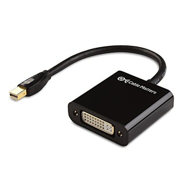 Cable Matters Mini DisplayPort to DVI Adapter (Mini DP to DVIin Black - Thunderbolt and Thunderbolt 2 Port Compatible