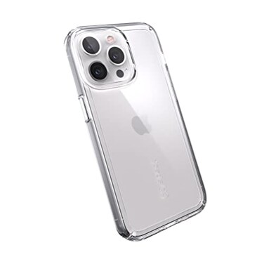 Speck MagSafe Case for iPhone 13 Pro - DropCamera Protection, Clear Phone Case, Wireless Charging Compatible - Clear