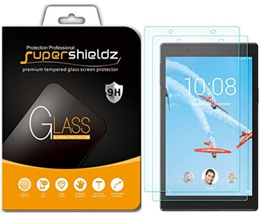 Supershieldz (2 PackDesigned for Lenovo Tab 4 8 (8 inch(Tempered GlassScreen Protector, Anti Scratch, Bubble Free